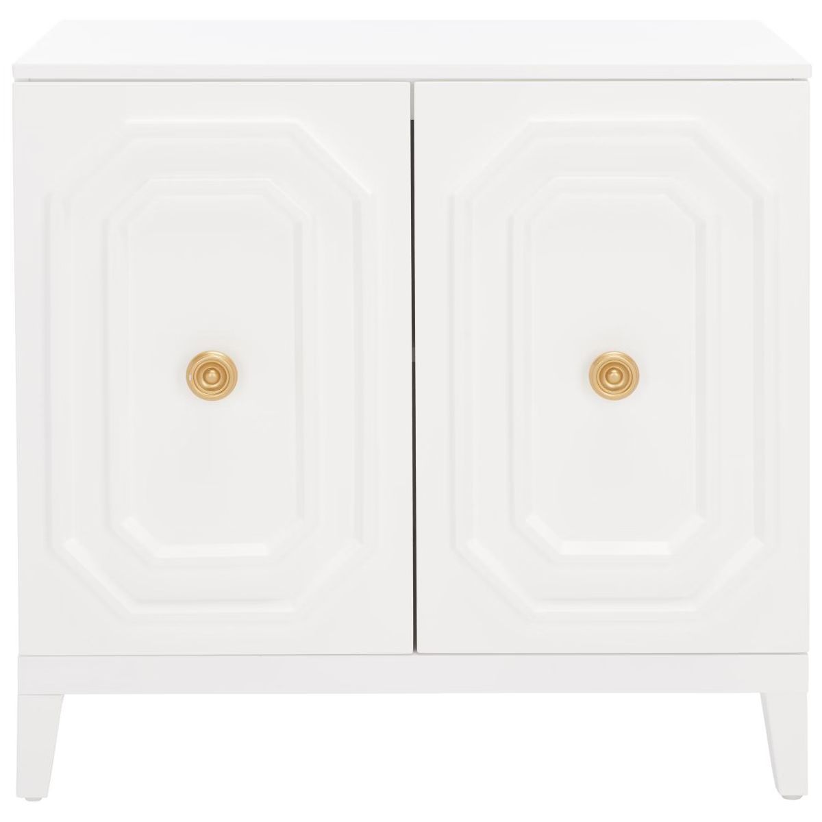 Riya 2 Door Hall Cabinet - White - Safavieh | Target