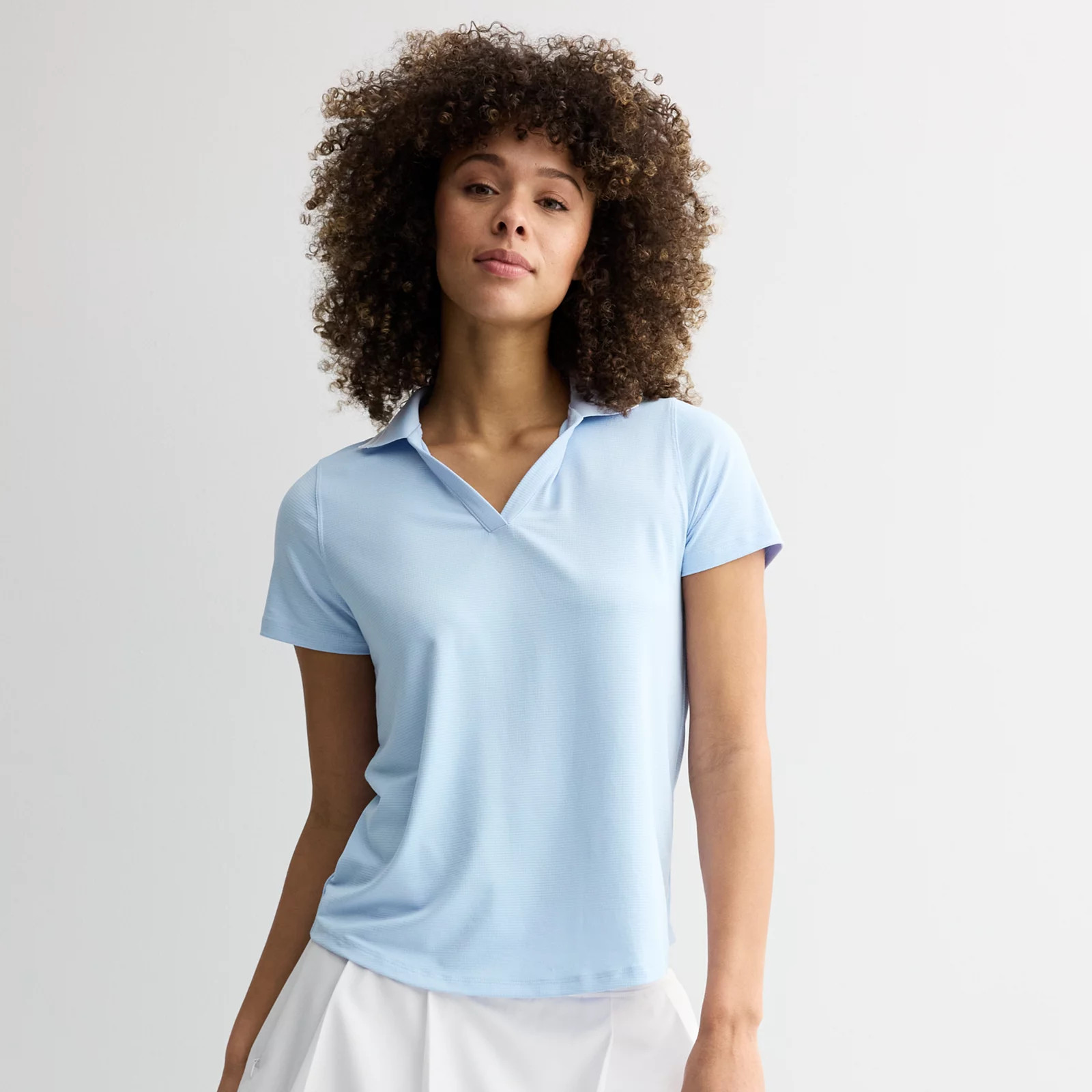 Women's Tek Gear® Sport Gear Polo Tee with Piping | Kohl's