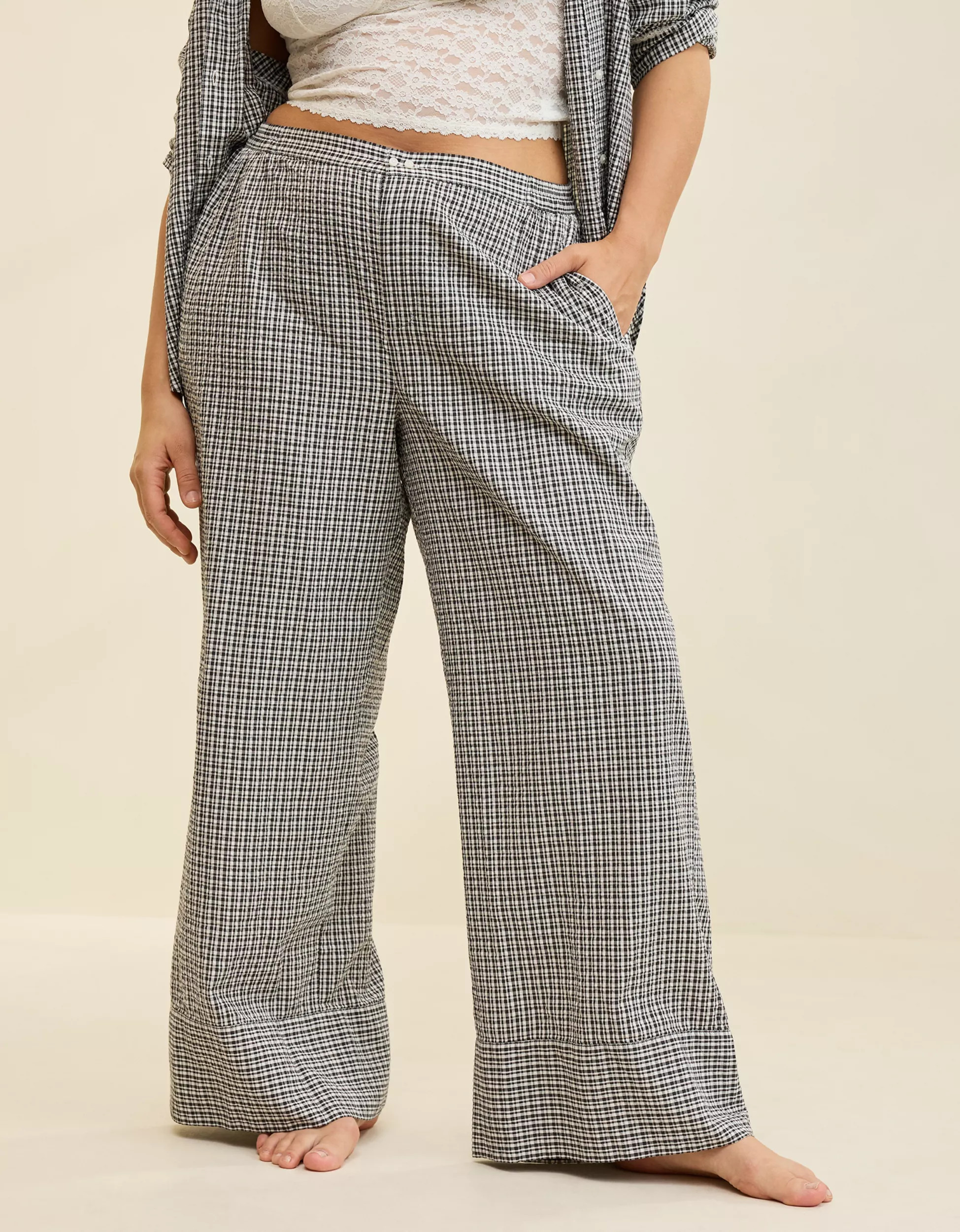 Aerie Seersucker Trouser PJ | American Eagle Outfitters (US & CA)