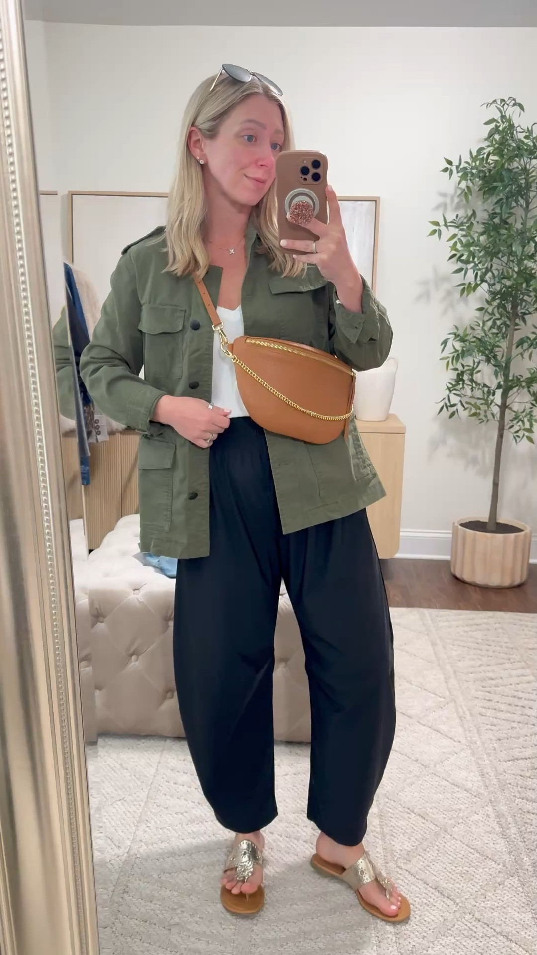 Sunday casual OOTD 🫶🏻
My utility jacket is years old from banana republic but I found several similar! Size medium tee and small pants!

Causal outfits, everyday style, utility jacket 

#LTKootd #LTKgrwm #LTKSpringSale