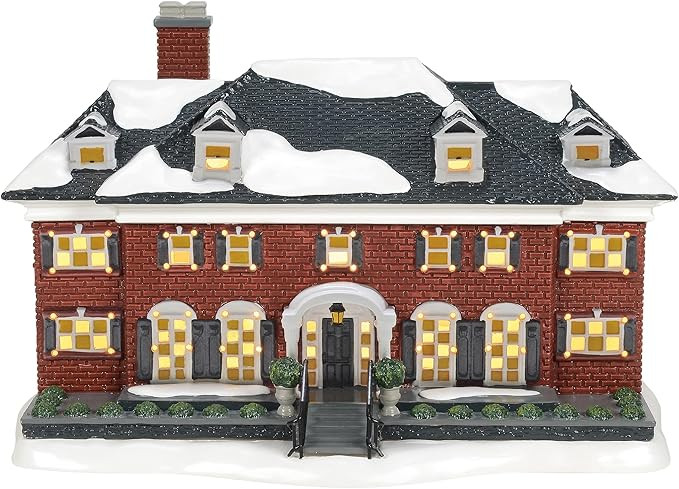 Department 56 Snow Village Home Alone The McCallister House Lit Building, 7.25 Inch, Multicolor | Amazon (US)