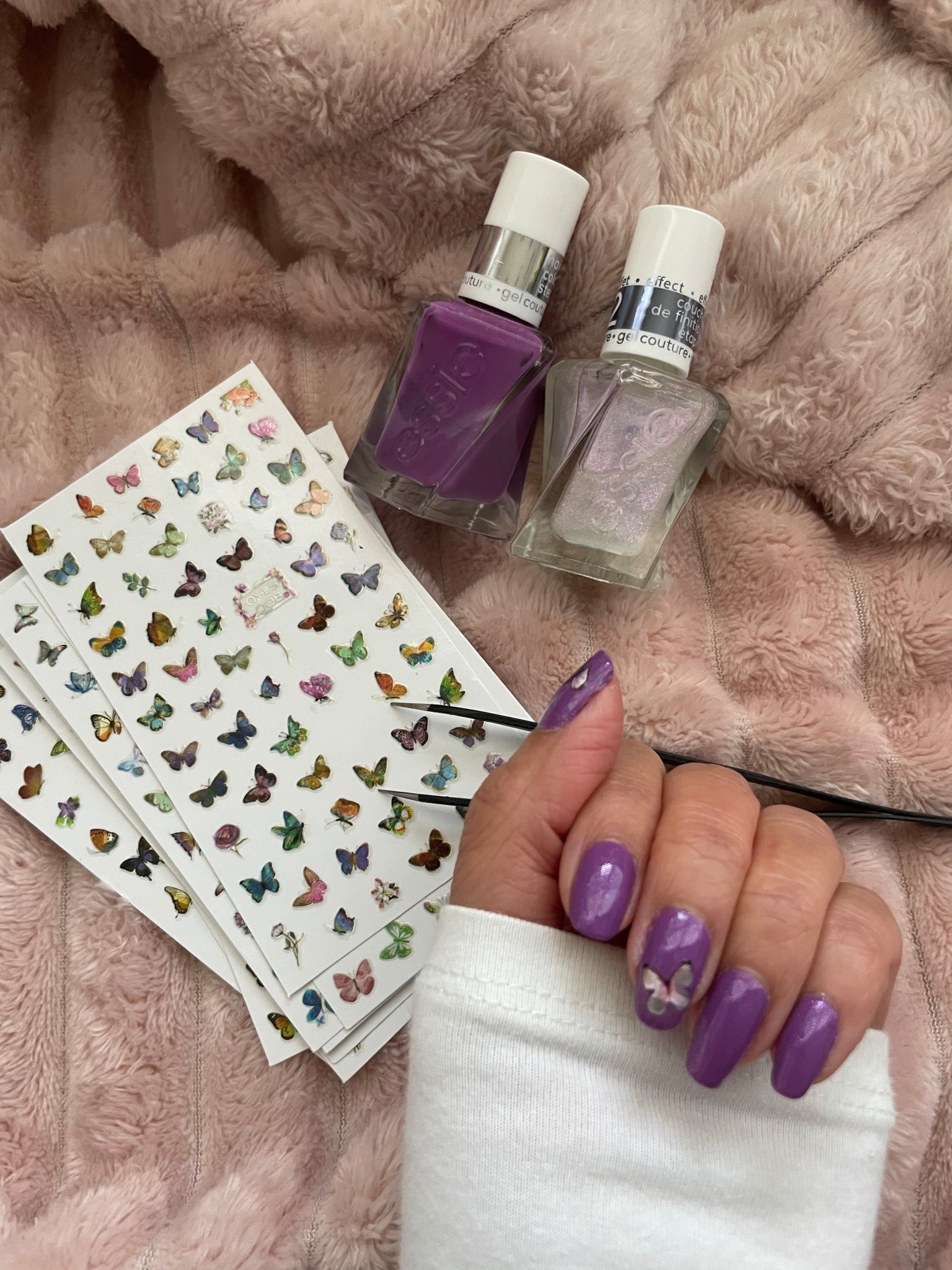 DIY 🦋 butterfly purple nails

#LTKFestival #LTKSaleAlert #LTKBeauty