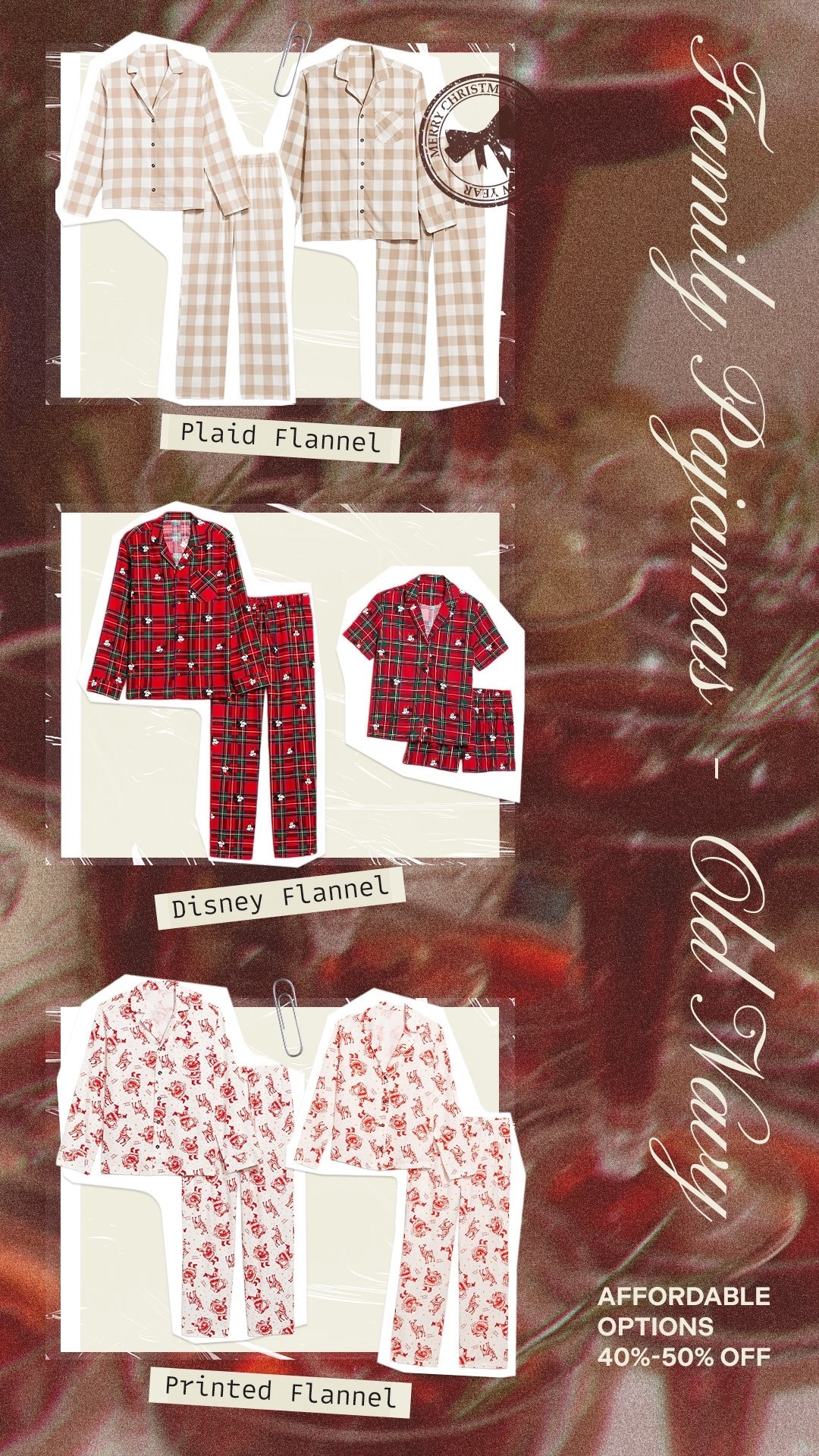 Old Navy family holiday pajamas are elite! 

#LTKCyberWeek #LTKHoliday #LTKGiftGuide