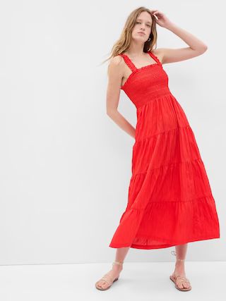 Smocked Tiered Maxi Dress | Gap (CA)