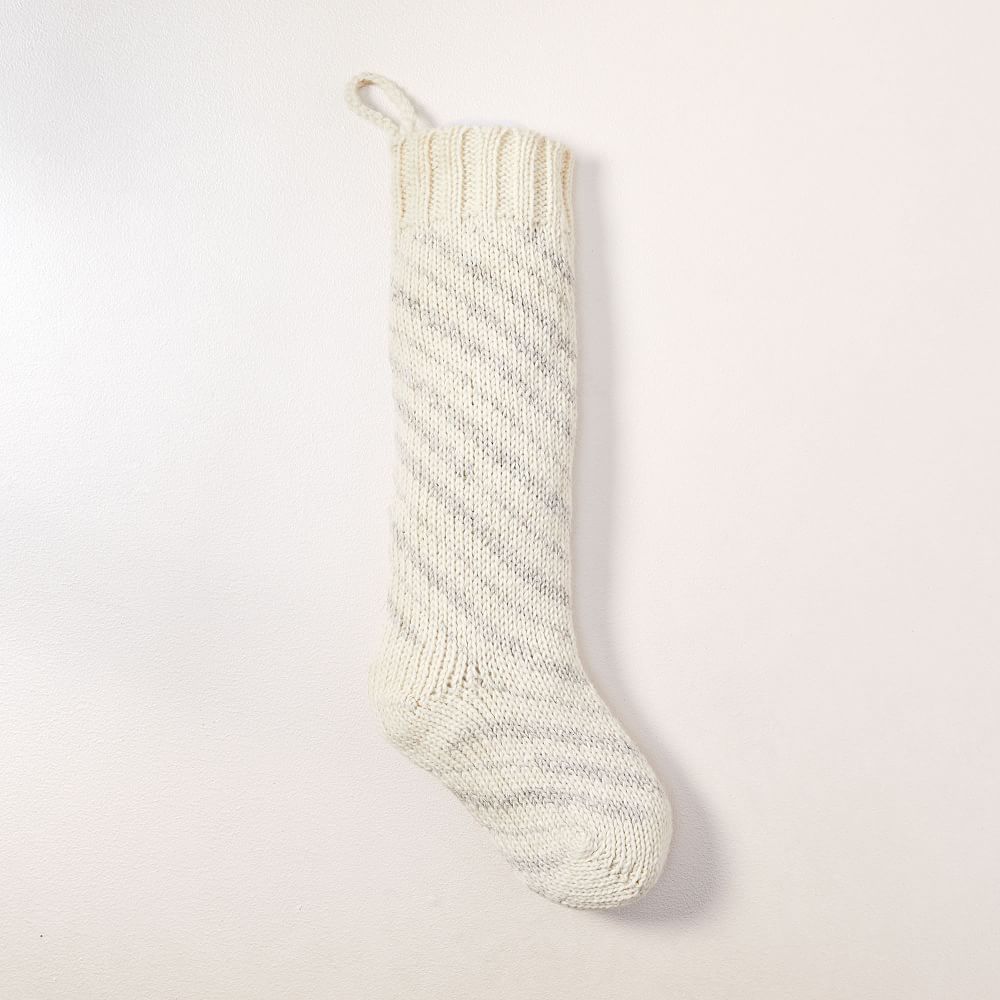 Candy Cane Striped Stocking | West Elm (US)