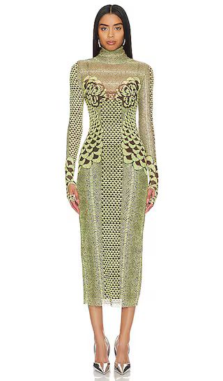 Shailene Dress in Butter Petals | Revolve Clothing (Global)