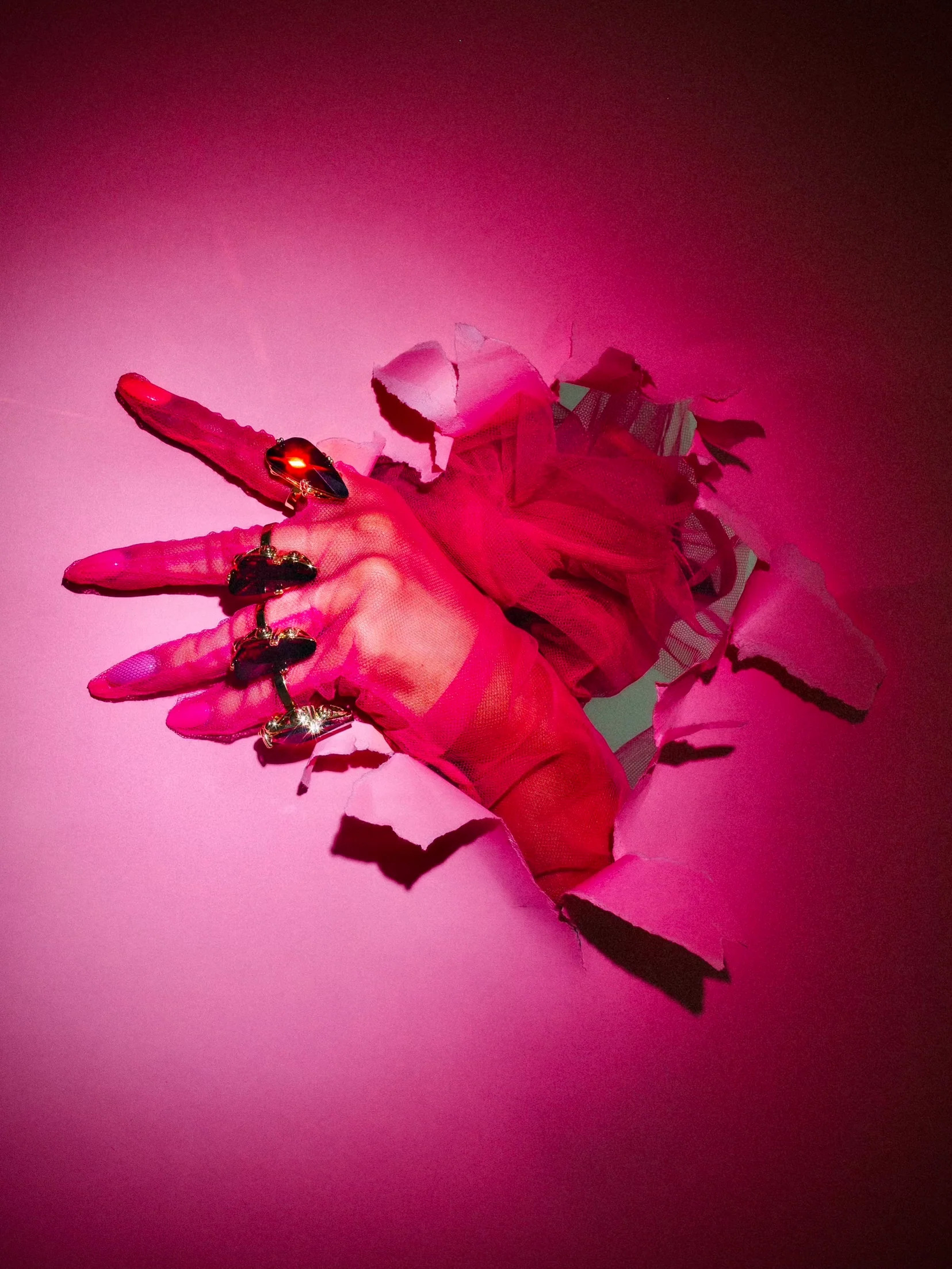 The Ruby Red Aura Ring | Feed Me Gems