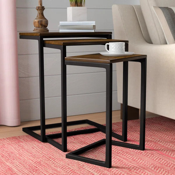 Vikki 3 Piece Nesting Tables | Wayfair North America