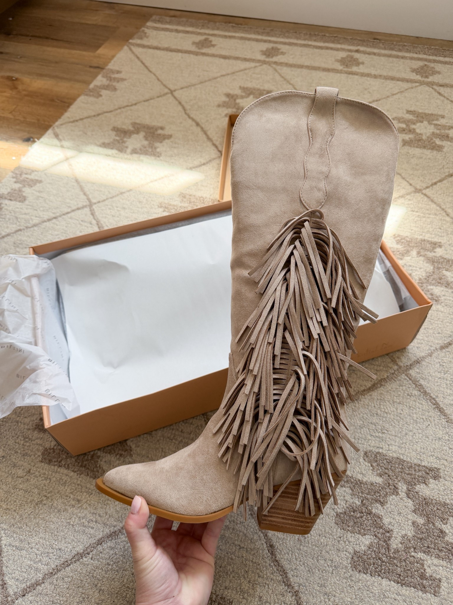 How cool are these suede fringe cowboy boots?! Get them on sale with my code KATIEK30 🤎

#LTKootd #LTKSeasonal #LTKSaleAlert
