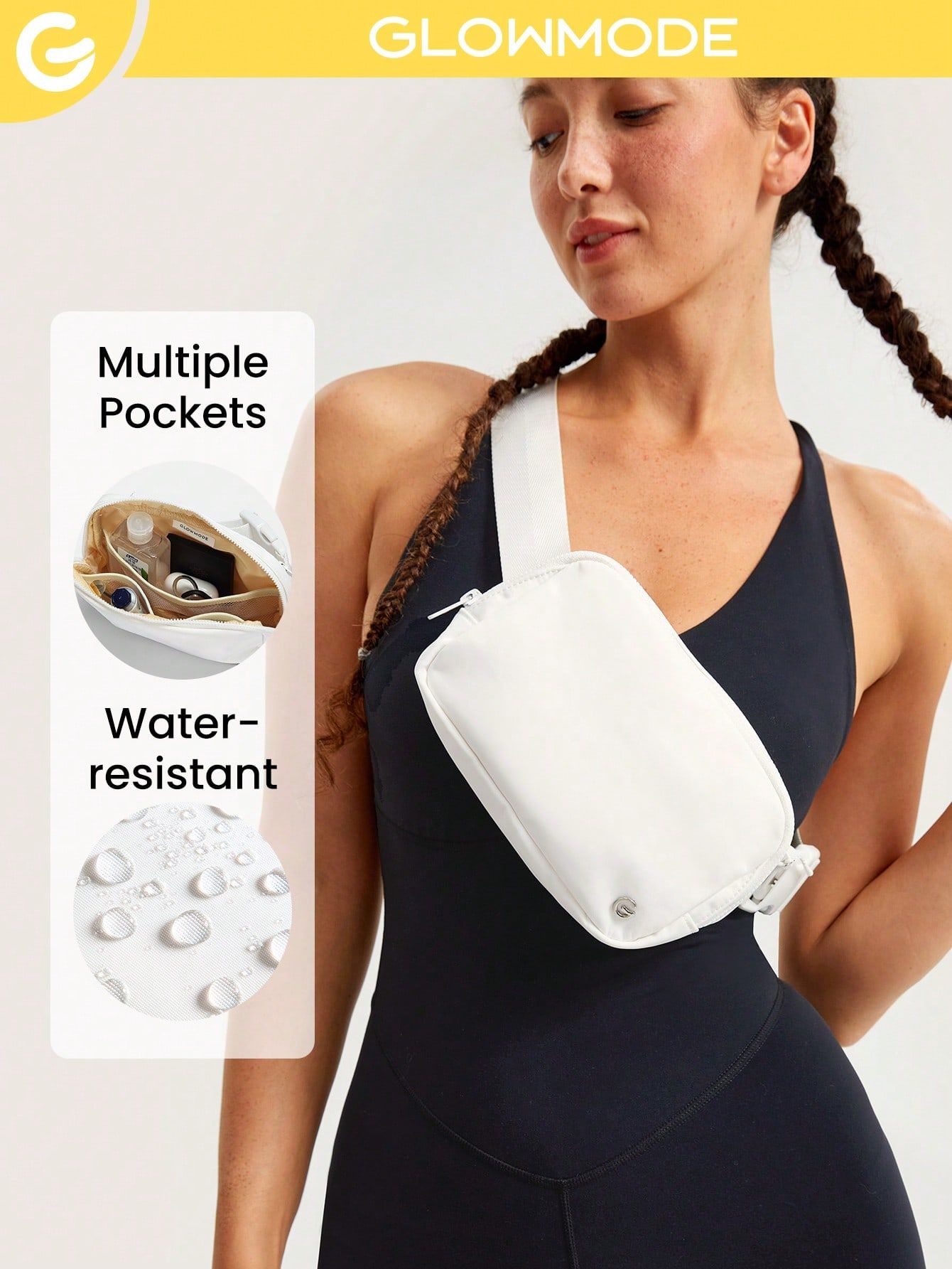 GLOWMODE Tiny Titan Water-Resistant Belt Bag | SHEIN