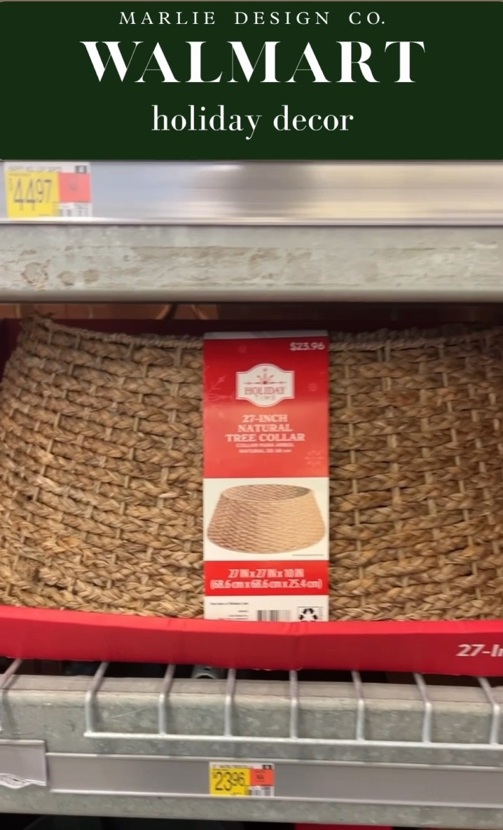 Walmart Holiday Collection | Christmas tree decor | Christmas decor | holiday decor | Christmas tree collar | natural sea grass tree collar | wicker tree collar | woven tree collar | Walmart | Walmart finds 

#LTKHoliday #LTKSeasonal #LTKhome