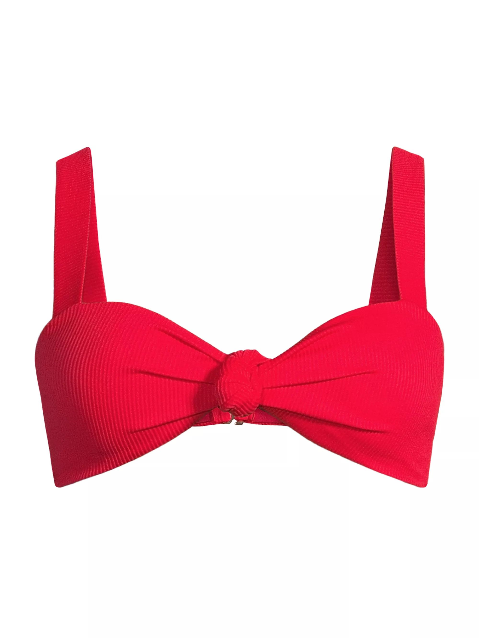 Sophia Ribbed Bikini Top | Saks Fifth Avenue