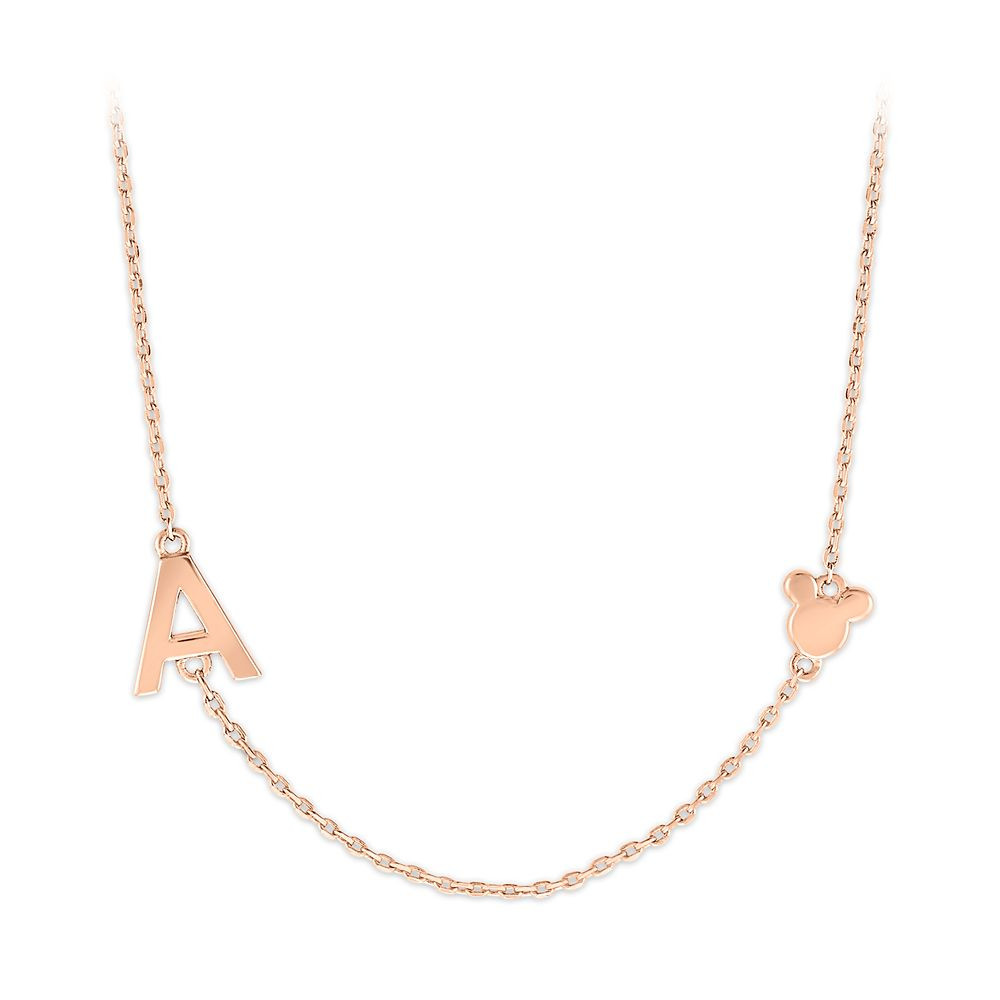 Mickey Mouse Initial Necklace | Disney Store