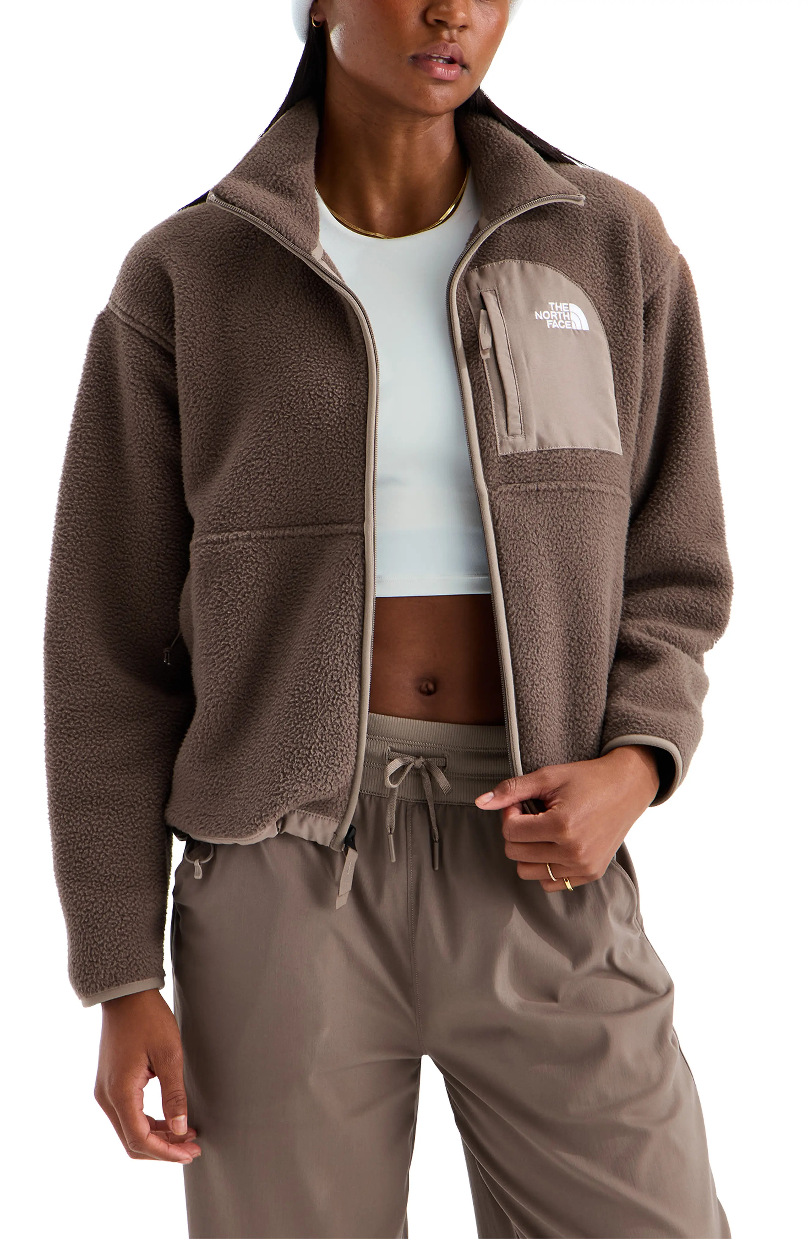 The North Face Yumiori Off Peak Full Zip Fleece Jacket (Women) | Nordstrom | Nordstrom
