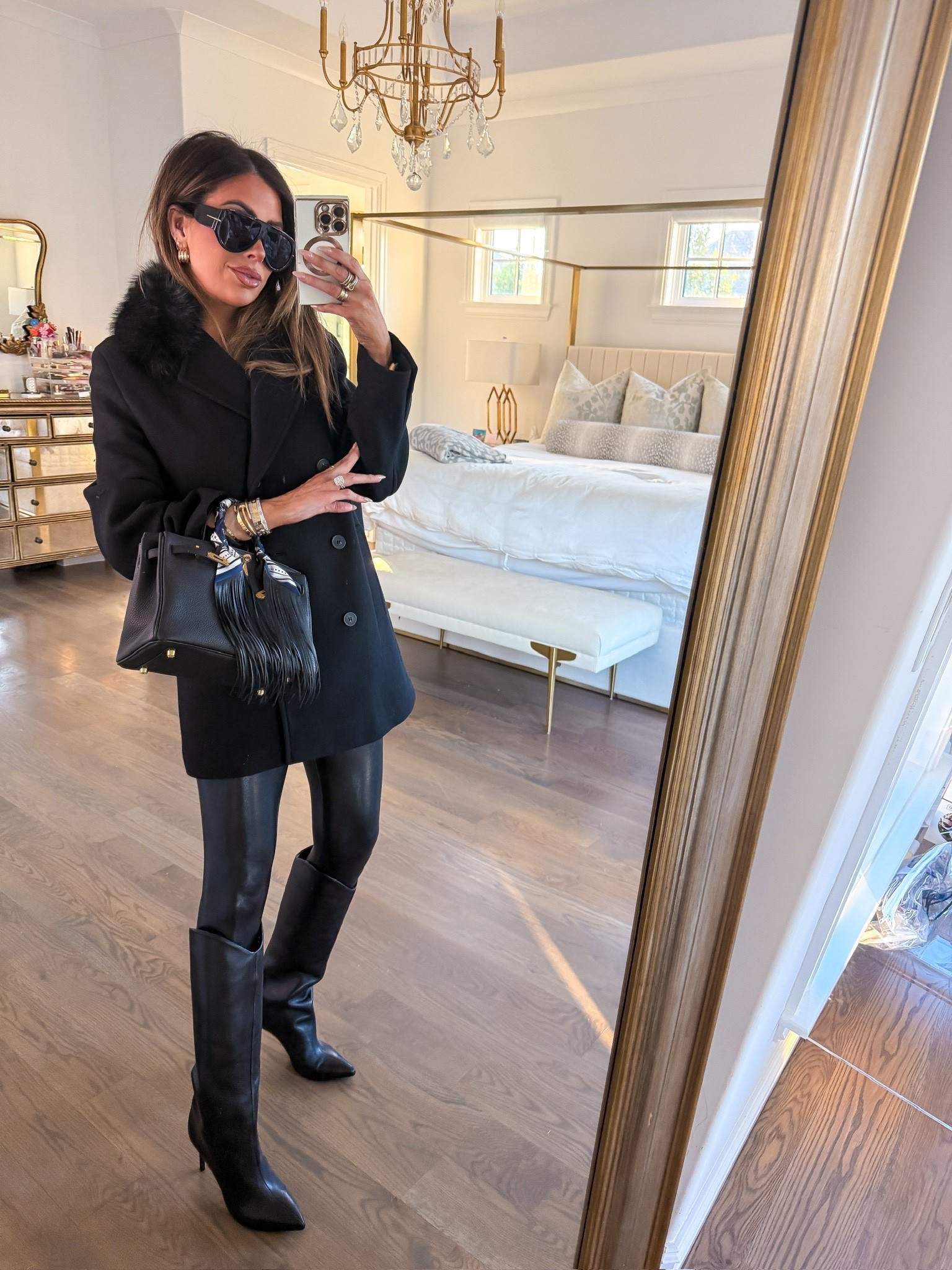 I’m wearing a size small in both this jacket and leggings! 

Winter fashion, Winter outfits, Tularosa coat, leggings, Holiday outfits, statement coats, wool coat, Emily Ann Gemma

#LTKootd #LTKSeasonal #LTKHoliday