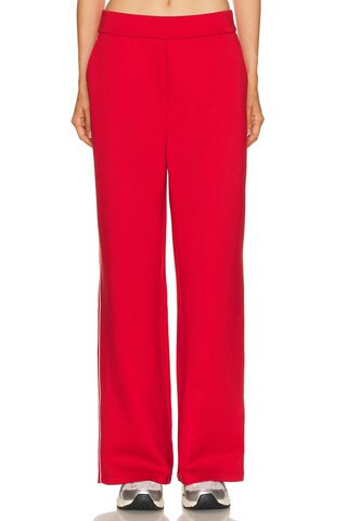 Beyond Yoga in The Flow Wide Leg Pant in Holly Red - Red. Size S (also in L, M, XS). | FWRD 