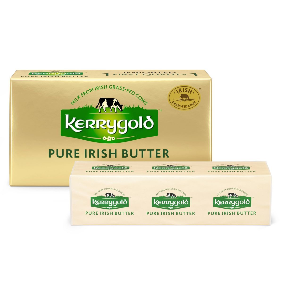 Kerrygold Grass-Fed Pure Irish Salted Butter Sticks - 8oz/2ct | Target