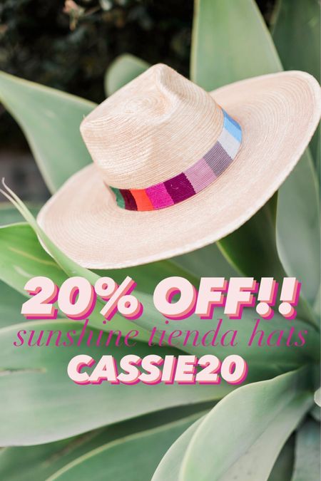 My favorite colorful summer hats are 20% off with code CASSIE20 🥳

I have 3 colors & have worn them for years! So cute with pool, beach & street styles! 

#LTKsalealert #LTKover40
