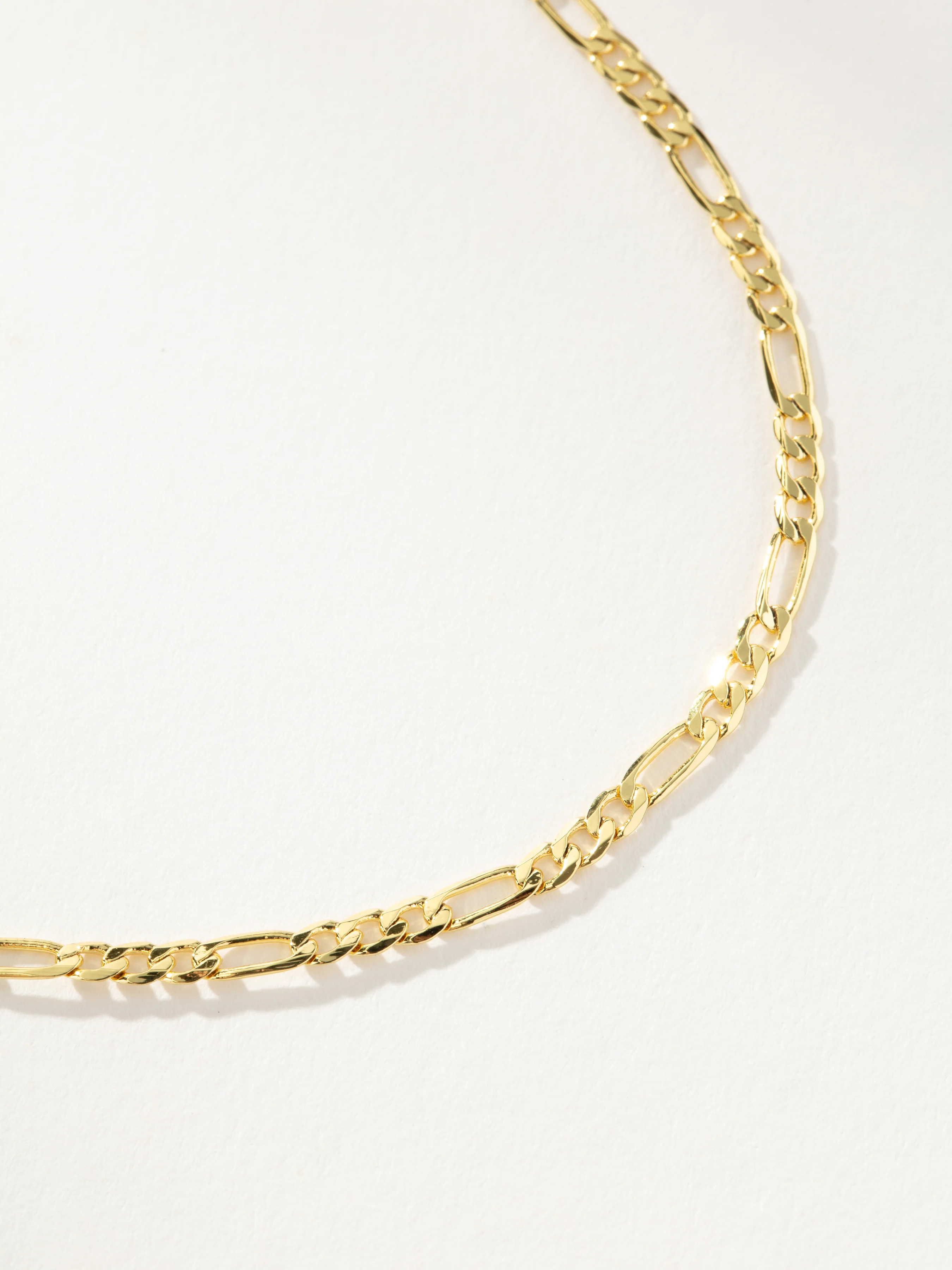 Yacht Classic Figaro Chain Necklace in Gold | Uncommon James | Uncommon James