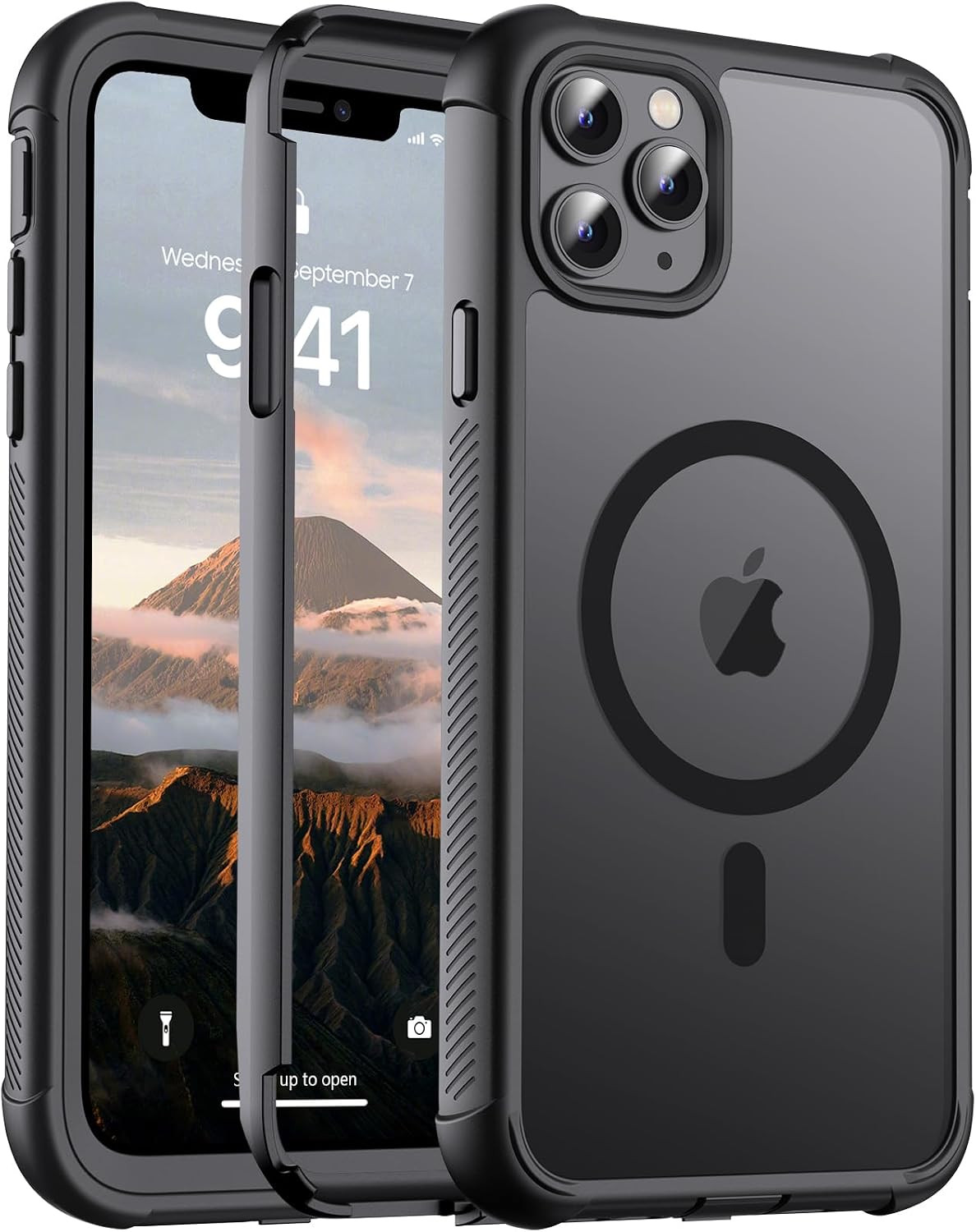 jaroco Magnetic for iPhone 11 Pro Max Case Heavy Duty Protection Black | Amazon (US)