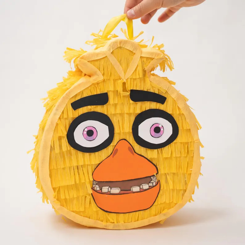 Five Nights at Freddy’s Piñata, Chica Head Pinata for Kids’ Birthdays & FNAF Fans - Etsy Can... | Etsy (US)