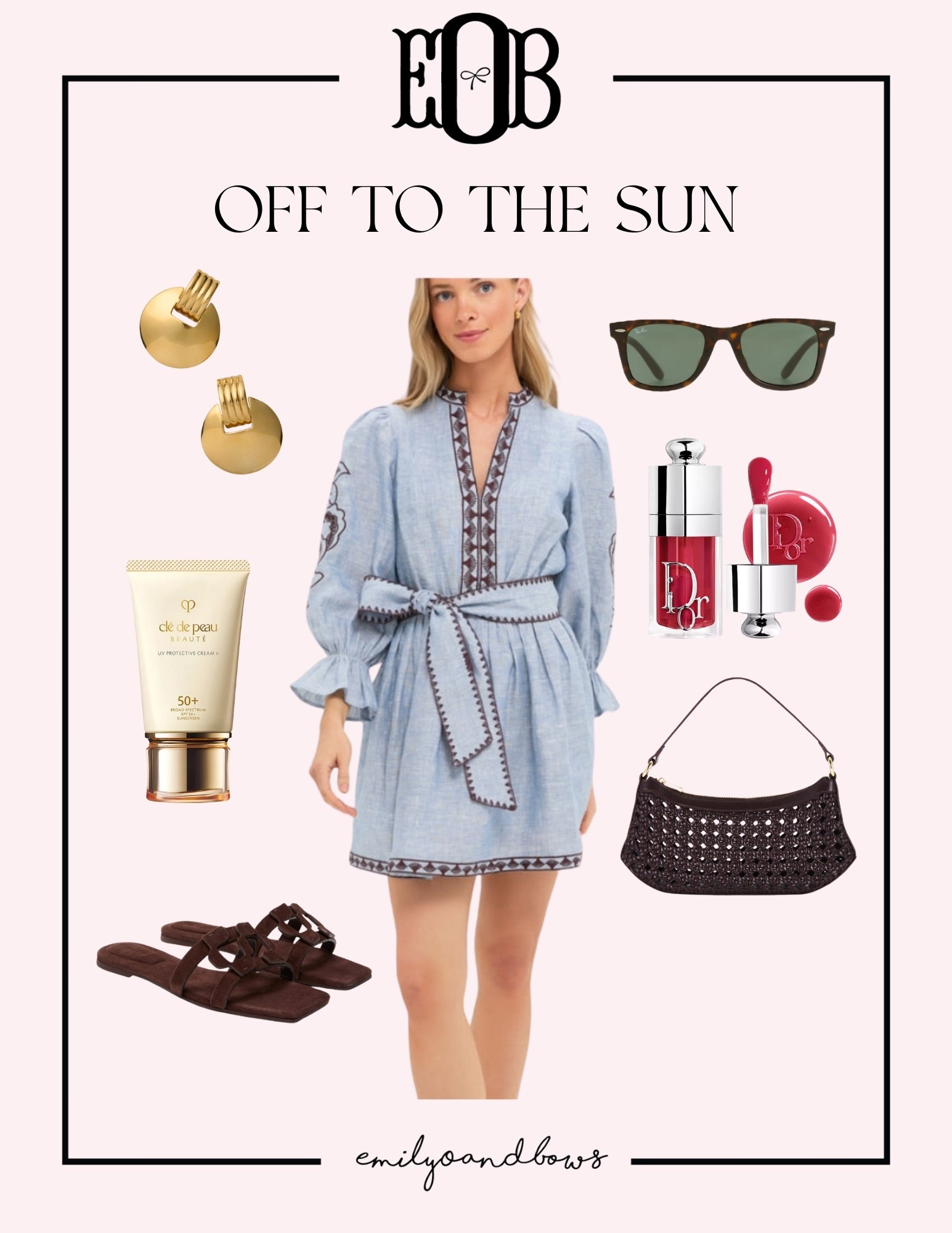 Resort wear for a tropical vacation! If you’re escaping to a warm spot this look is for you! ☀️