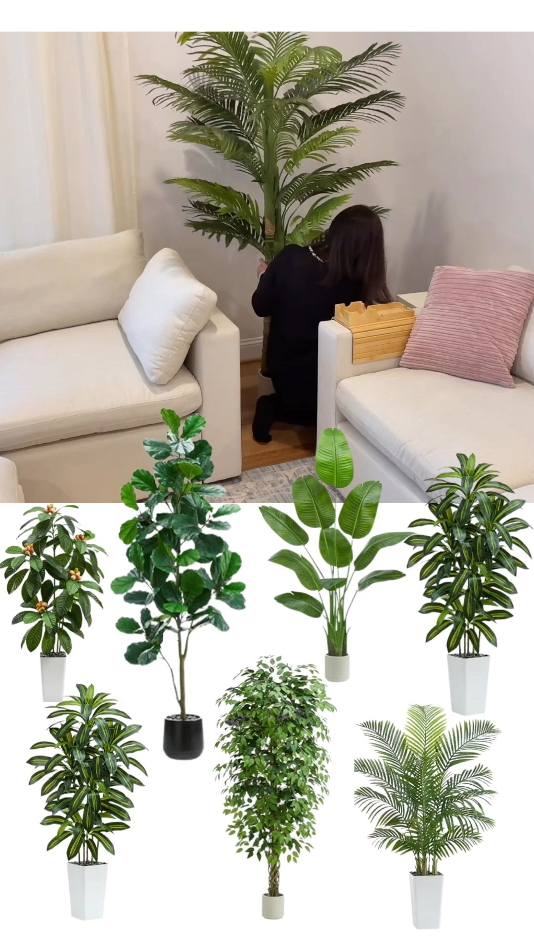 Realistic looking artificial trees with super easy assembly! The base has a nice weight to it too, so I don’t have to worry about it toppling over. It’s full and vibrant, and really livens up my living room decor. 🌴 🌳 
💞
Home decor, living room tree, plants, artificial trees, artificial plant, free shipping, Amazon finds, 6ft tree, 6 foot tree, office decor, kid decor, greenery, living room decor, home office decor 

#LTKFindsUnder100 #LTKSaleAlert #LTKHome
