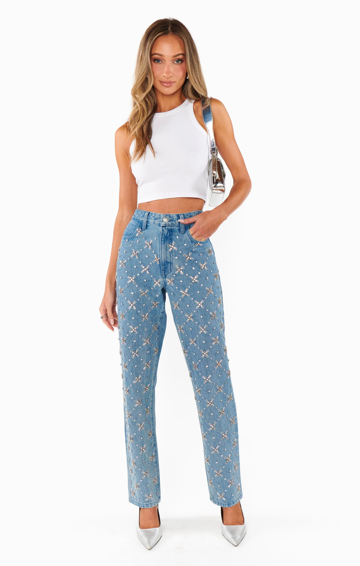 Icon Jeans ~ Jeweled Indigo | Show Me Your Mumu