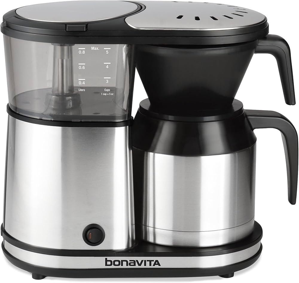 Bonavita BV1500TS 5 Cup Coffee Maker | pour over | double wall thermal | stainless steel | SCA ce... | Amazon (US)