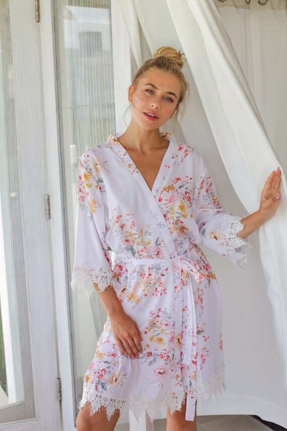 Bridesmaid Robes Set Bridesmaid Robes Lace Bridesmaid Robes - Etsy | Etsy (US)