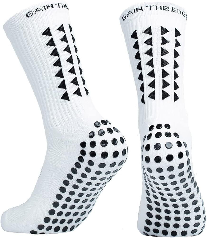 Gain The Edge Grip Football Socks For Men - Anti-slip Sports Socks for Football Basketball Soccer... | Amazon (UK)