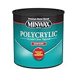 1/2 pt Minwax 25555 Clear Polycrylic Water-Based Protective Finish Gloss | Amazon (US)