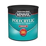 1/2 pt Minwax 25555 Clear Polycrylic Water-Based Protective Finish Gloss | Amazon (US)