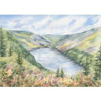 Glendalough Ireland Watercolor Painting Print Or Original Watercolor, County Wicklow Art Print, Irish Painting, Print, Art | Etsy (US)