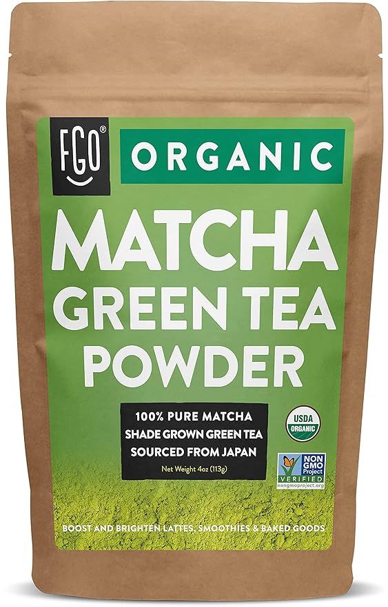 Amazon.com : Organic Matcha Green Tea Powder | Baking, Lattes, Smoothies | Japanese Culinary Grad... | Amazon (US)