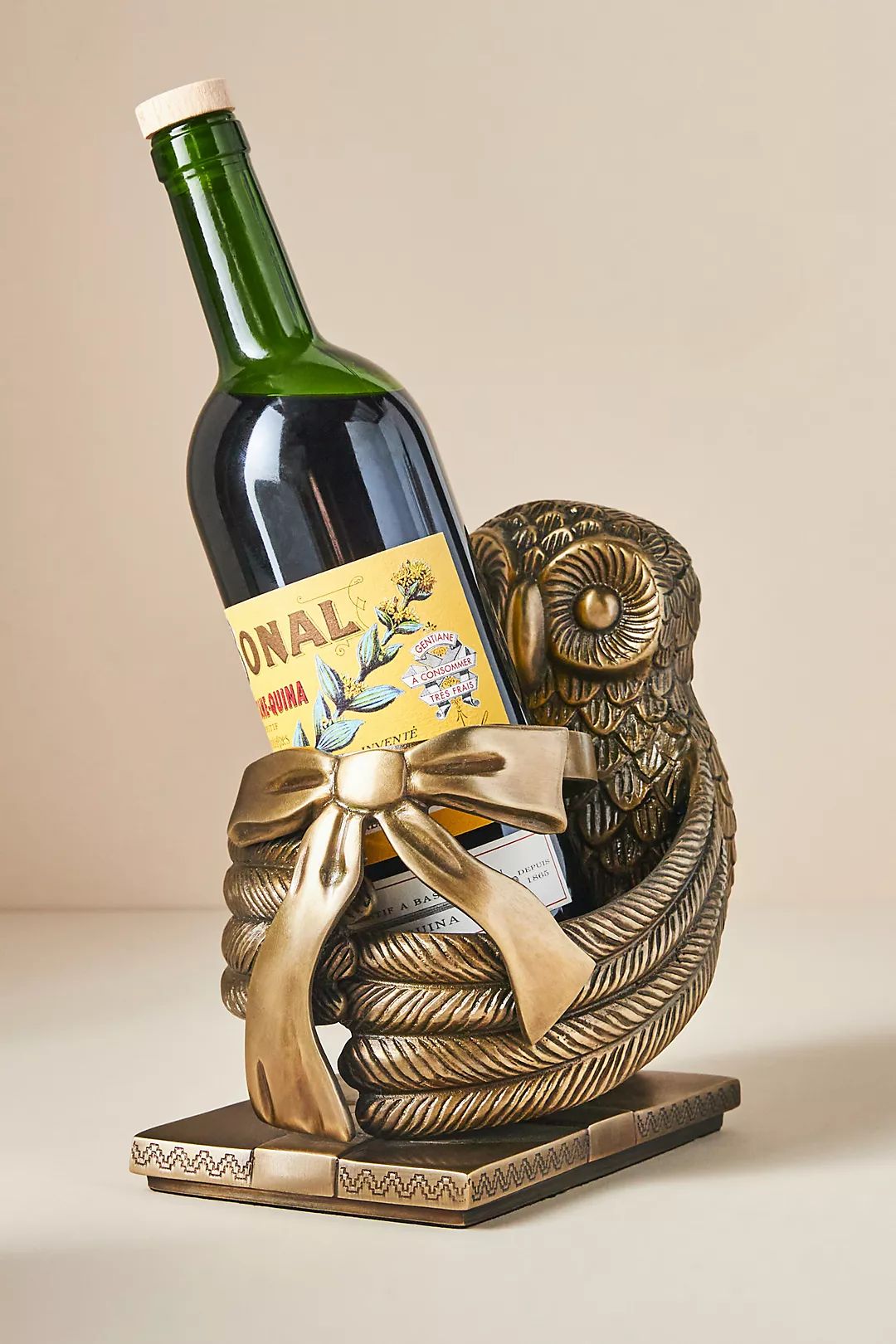 Owl Wine Bottle Holder | Anthropologie (US)