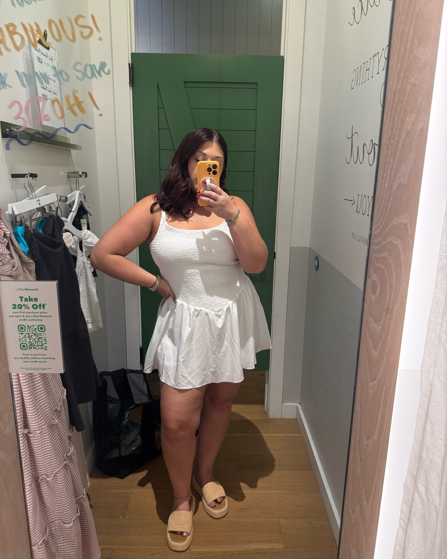 Current obsession 🤍 This smocked jumpsuit from @Aerie is giving effortless summer vibes and is SO comfy! The best part? It’s currently on sale and also comes in black 🖤 Perfect for beach trips, brunch, or just throwing on and looking put together instantly ✨

Wearing a size XL.

#LTKootd #LTKMidsize #LTKSaleAlert