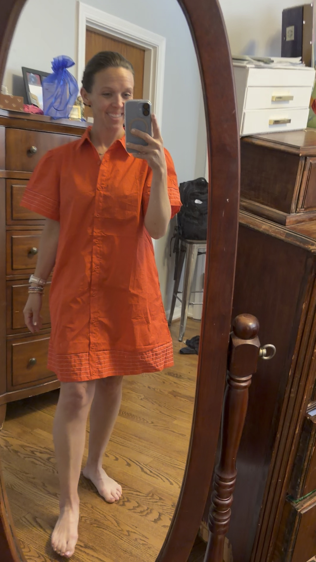 Spring dress - has a looser, boxier fit; comfortable; comes in more colors; I really like this color, so vibrant. 


#summeroutfit #springdress #LTKSeasonal #LTKvlog #summerdress #amazon #shirtdress

#LTKstorytime #LTKvlog #LTKU