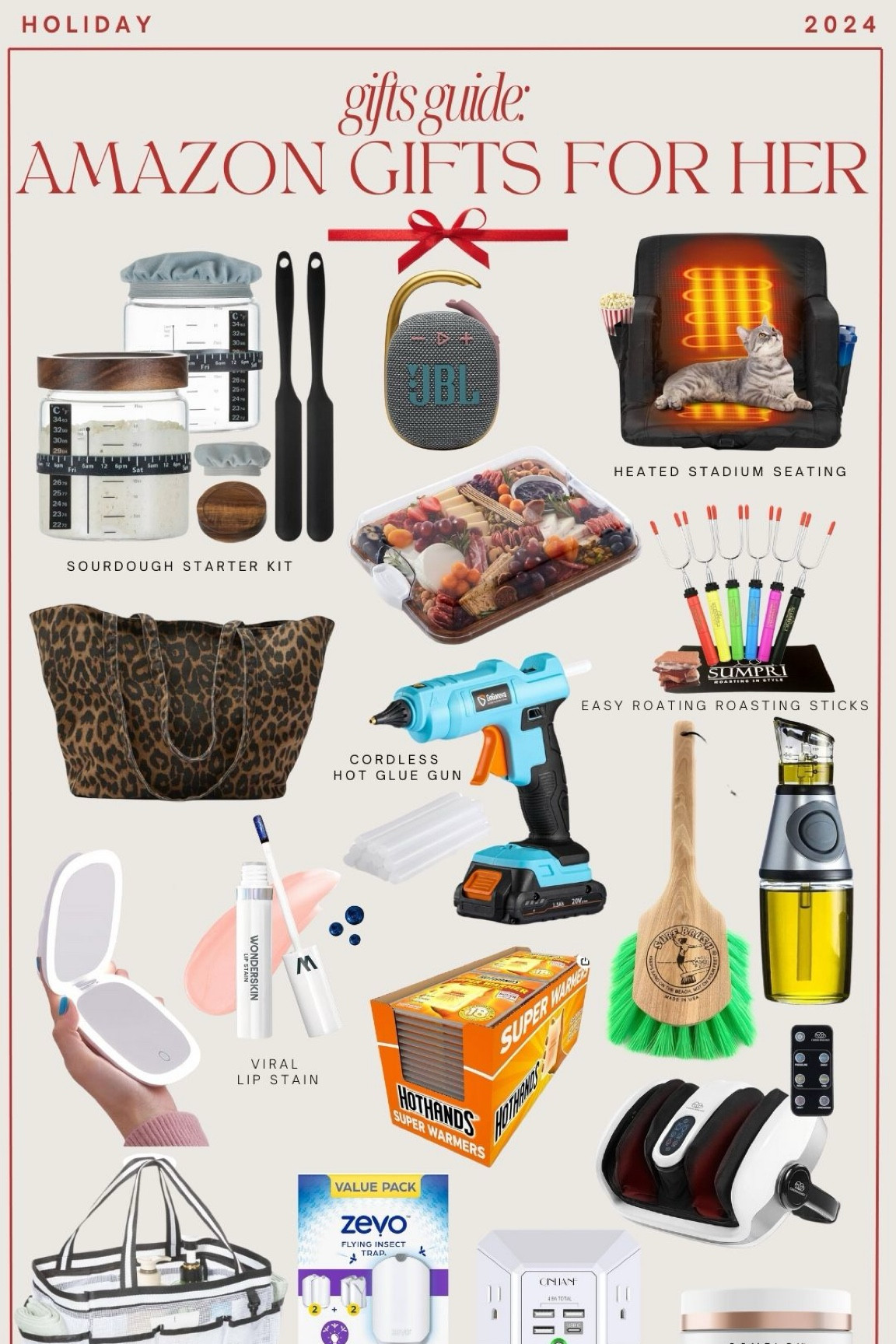 Gift ideas for her on Amazon! Find all links on www.navygrace.com 

#LTKCyberWeek #LTKHoliday #LTKGiftGuide