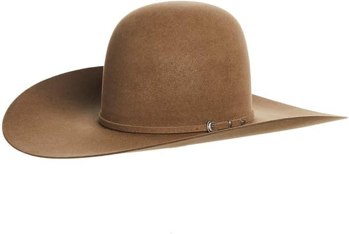 Rodeo King 7X Pecan 5" Brim Open Crown Felt Cowboy Hat | Amazon (US)