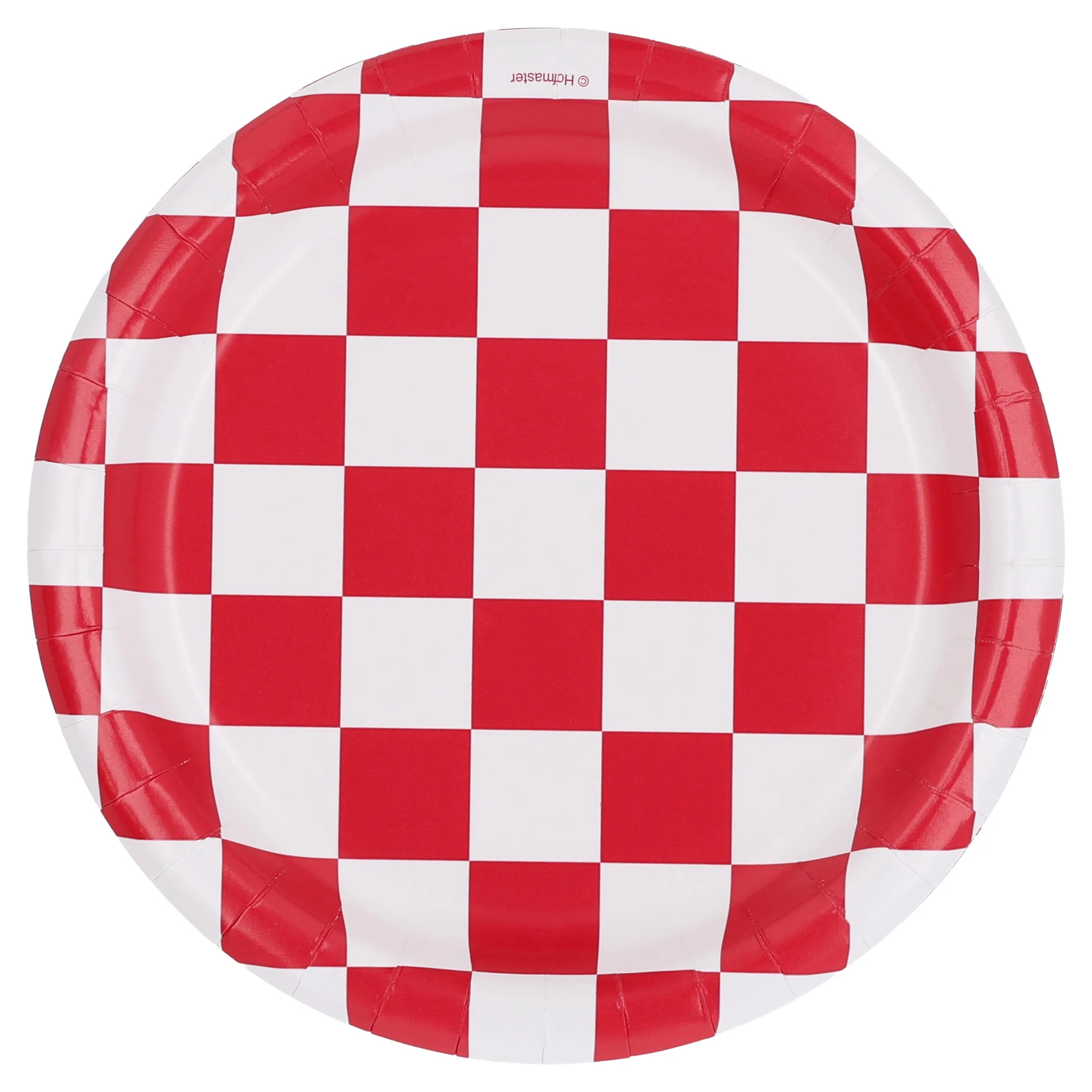 Way to Celebrate Patriotic Grill Disposable Lunch Paper Plates, Red and White Checkered, 7" 8 Cou... | Walmart (US)