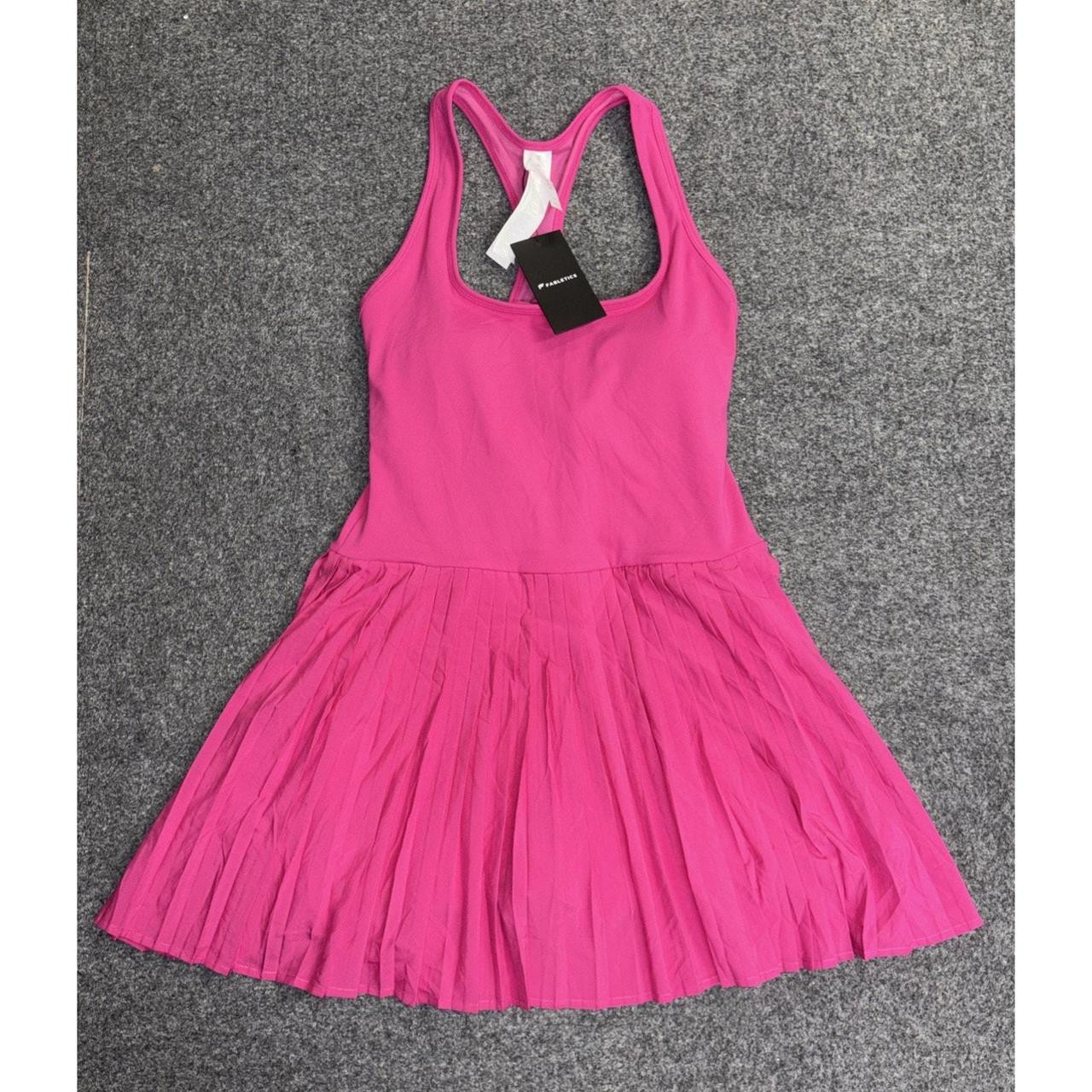 Fabletics Women's Dress - Pink - M | Depop US