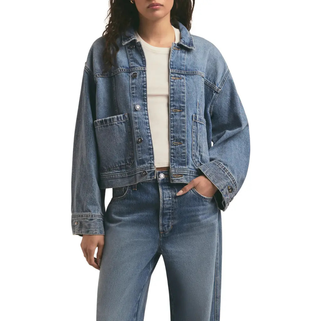 Favorite Daughter The Oliver Denim Jacket in Austin at Nordstrom, Size X-Small | Nordstrom
