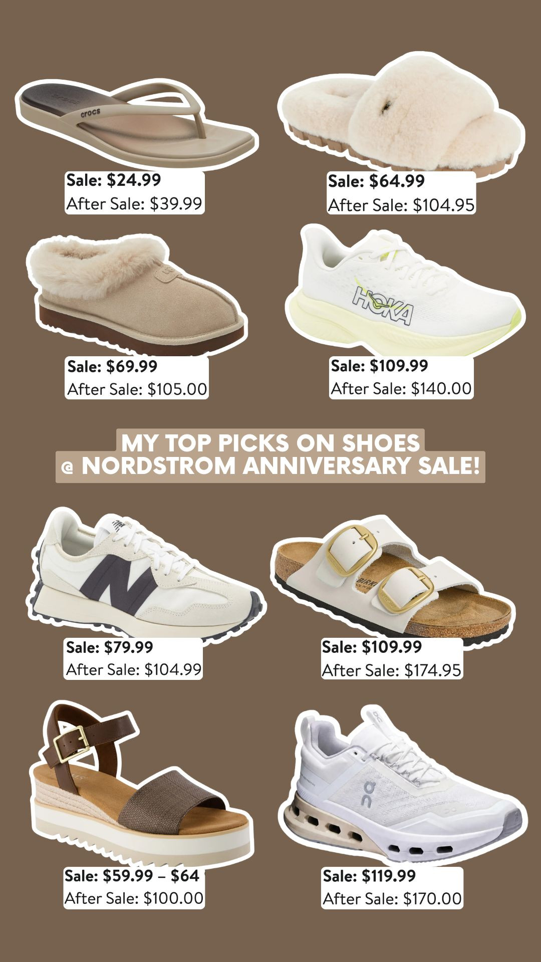 So many good deals on shoes @ the Nordstrom Anniversary sale!😍

new balance | uggs | hokas | sandals | crocs | sneakers  

 #LTKgrwm #LTKootd #LTKSaleAlert