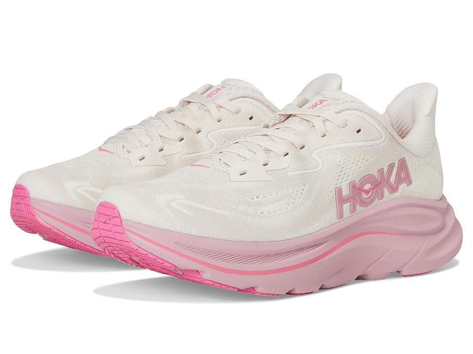 Hoka Clifton 10 Women's Shoes Rose Cream/Dried Rose : 10.5 B - Medium | Zappos