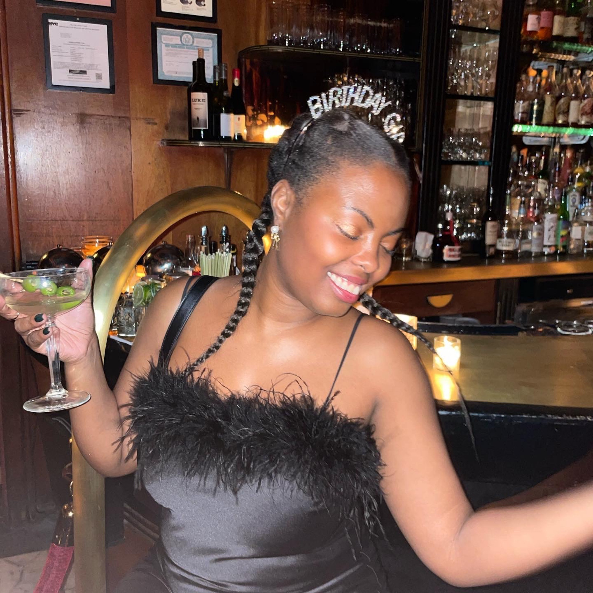 Wore this gorgeous Lucy Paris dress to celebrate my 29th birthday! I accessorized with a cute headband and J. Crew earrings that sadly are no longer available.

#LTKHoliday #LTKSeasonal #LTKstyletip