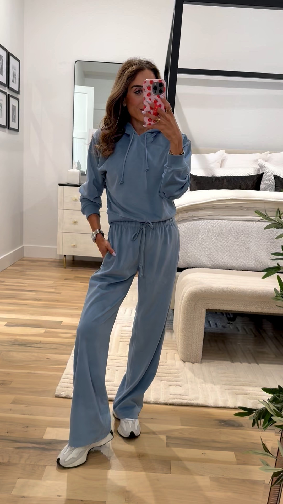 Blue super soft matching set back in stock and on sale! Wearing xxs 

#LTKSaleAlert #LTKFindsUnder50 #LTKPetite