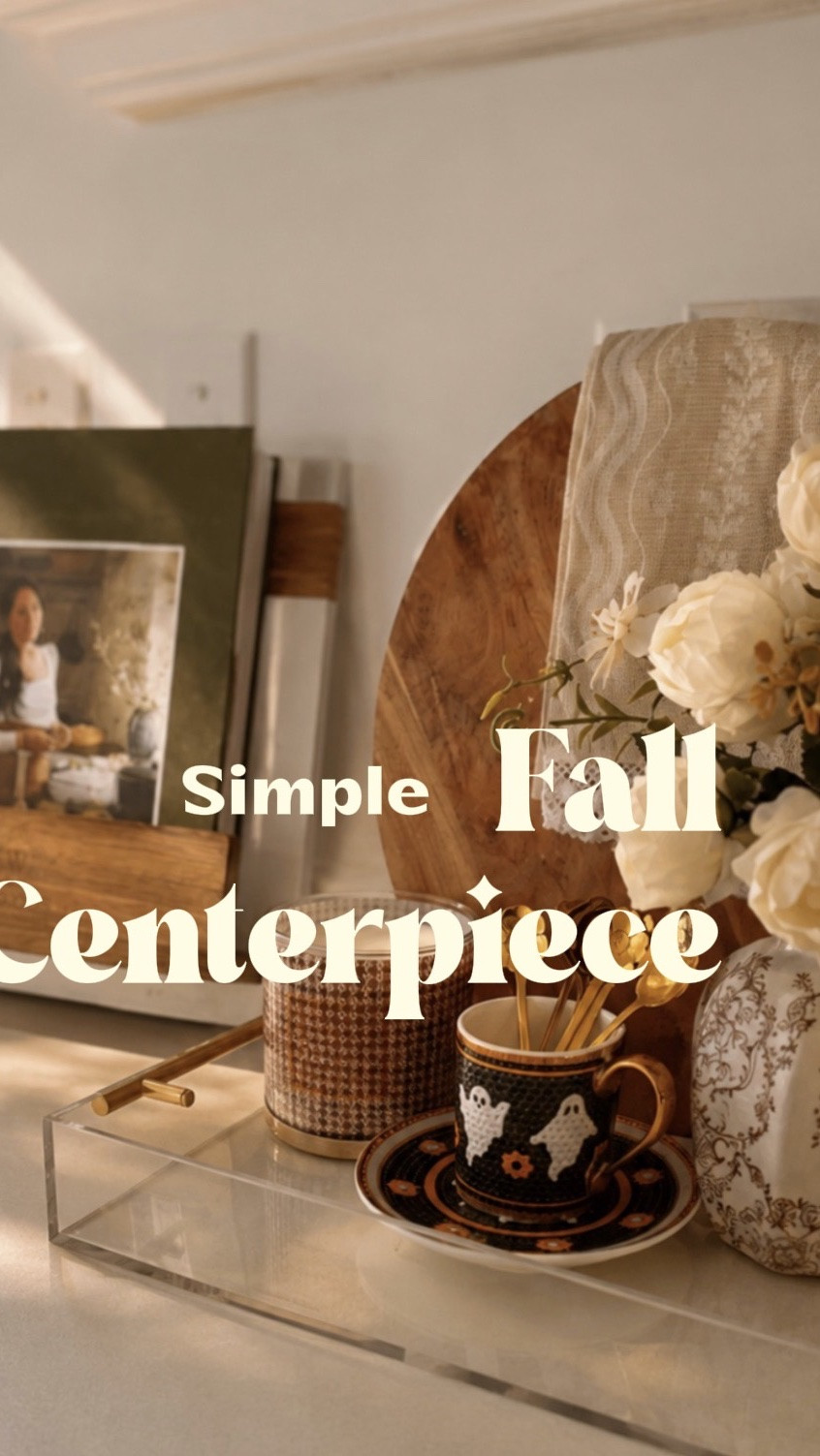 Simple fall centerpiece, cozy moments. 🍂🤍

#FallDecor #FallHome #FallCenterpiece #CozyHome #AutumnDecor #HomeStyling