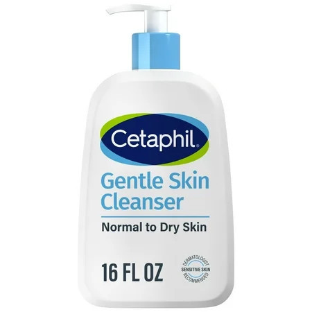 Cetaphil Face Wash Hydrating Gentle Skin Cleanser for Dry to Normal Sensitive Skin 16 oz | Walmart (US)
