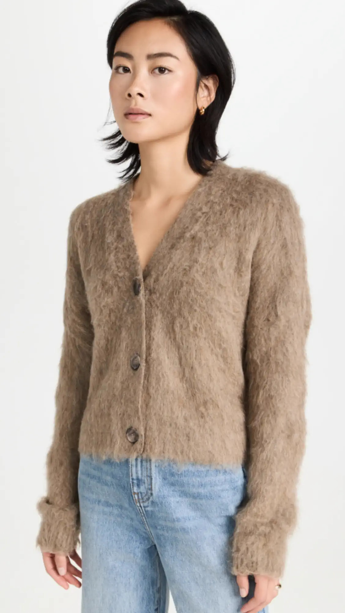 Madewell Brushed V Neck Cardigan Sweater | Shopbop | Shopbop